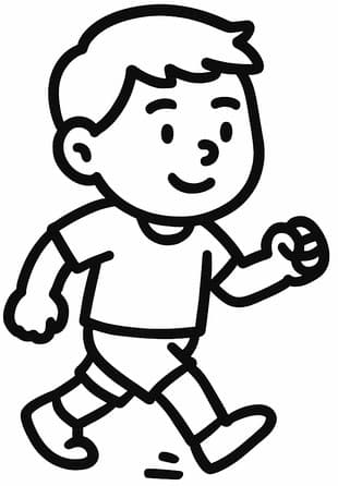 child walking image