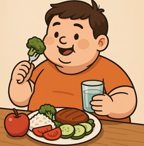 exercising child
