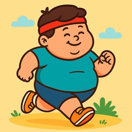 exercising child