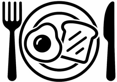 eat breakfast image