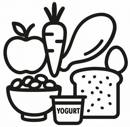 unprocessed foods image